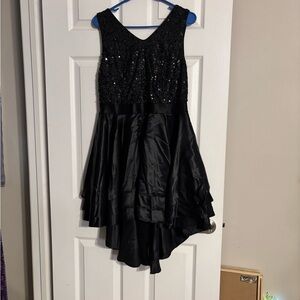 Black Sequin Sleeveless Dress